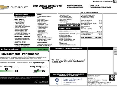 Used 2024 Chevrolet Express 3500 LT w/ LT Preferred Equipment Group image 5