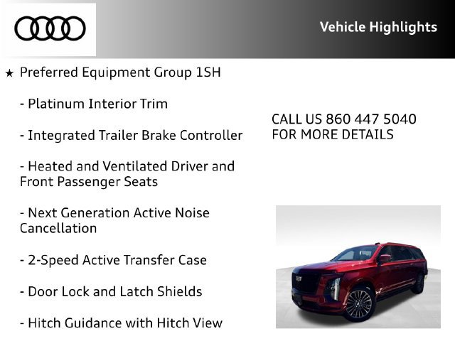 Used 2025 Cadillac Escalade ESV Sport Platinum AWD/4WD image 22