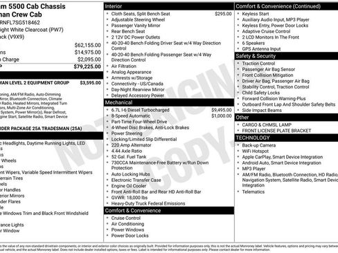 New 2025 RAM 5500 Tradesman AWD/4WD image 5