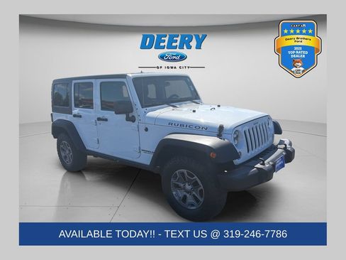 Used 2015 Jeep Wrangler Unlimited Rubicon w/ Connectivity Group AWD/4WD image 1