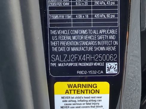 Certified 2024 Land Rover Range Rover Evoque S image 38