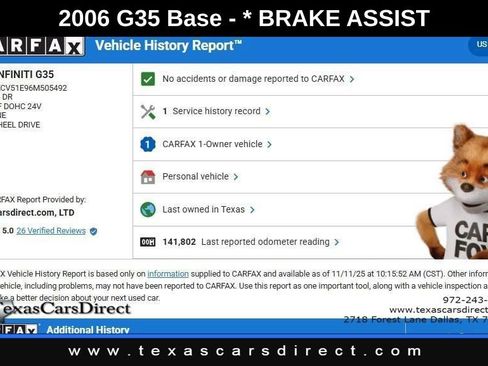 Used 2006 INFINITI G35 Sedan w/ (P02) Premium Pkg B image 9