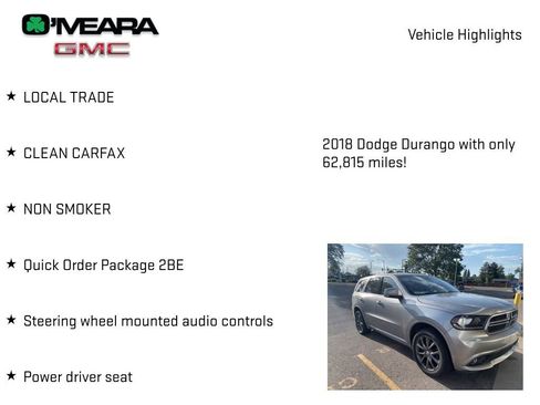 Used 2018 Dodge Durango GT AWD/4WD image 2