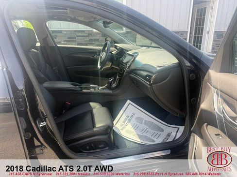 Used 2018 Cadillac ATS 2.0T AWD Sedan w/ Sky and Shine Package image 13