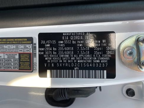 New 2025 Kia Sorento S image 45