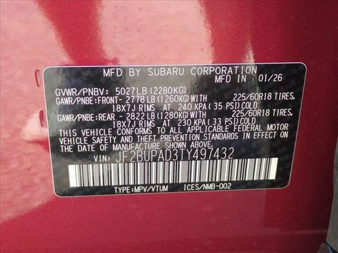 New 2026 Subaru Outback Premium AWD/4WD image 18