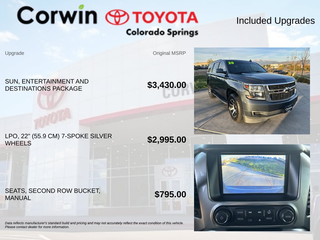 Used 2020 Chevrolet Tahoe LT AWD/4WD image 4