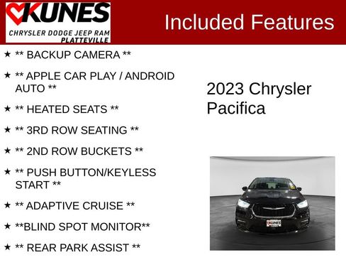 Used 2023 Chrysler Pacifica Touring-L FWD image 2