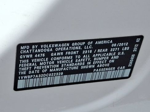 Used 2013 Volkswagen Passat 2.5 SE FWD image 27