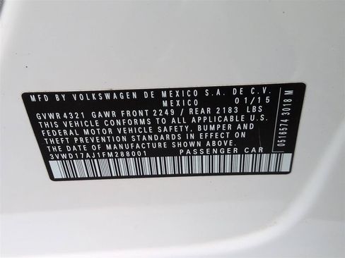 Used 2015 Volkswagen Jetta SE FWD image 35