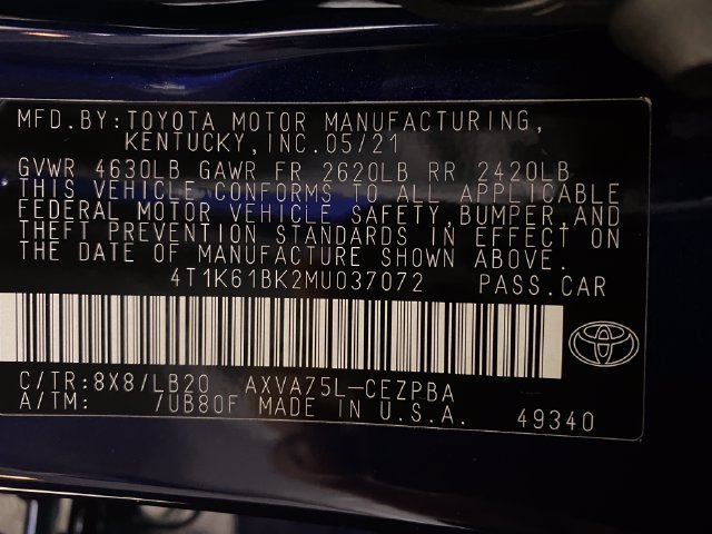 Used 2021 Toyota Camry XSE AWD/4WD image 33