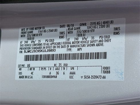 Used 2019 Lincoln MKC Reserve w/ MKC Technology Package image 26