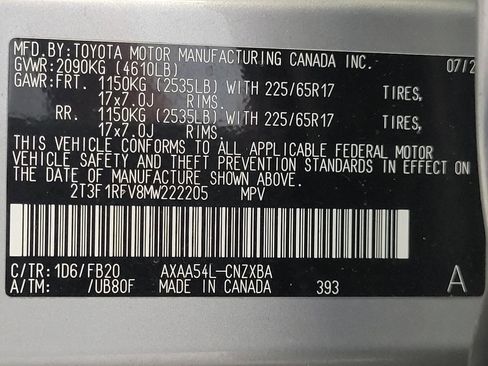 Used 2021 Toyota RAV4 LE AWD/4WD image 27