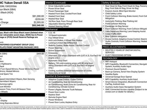 Used 2025 GMC Yukon Denali AWD/4WD image 3