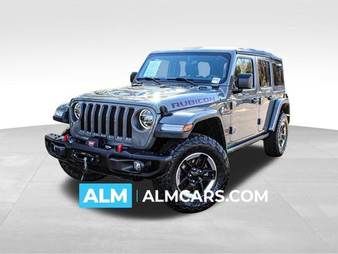 Used 2021 Jeep Wrangler Unlimited Rubicon w/ Uconnect 4C Nav & Sound Group image 1