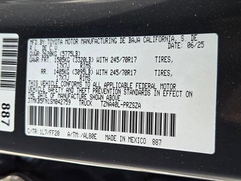 Certified 2025 Toyota Tacoma SR5 RWD image 23