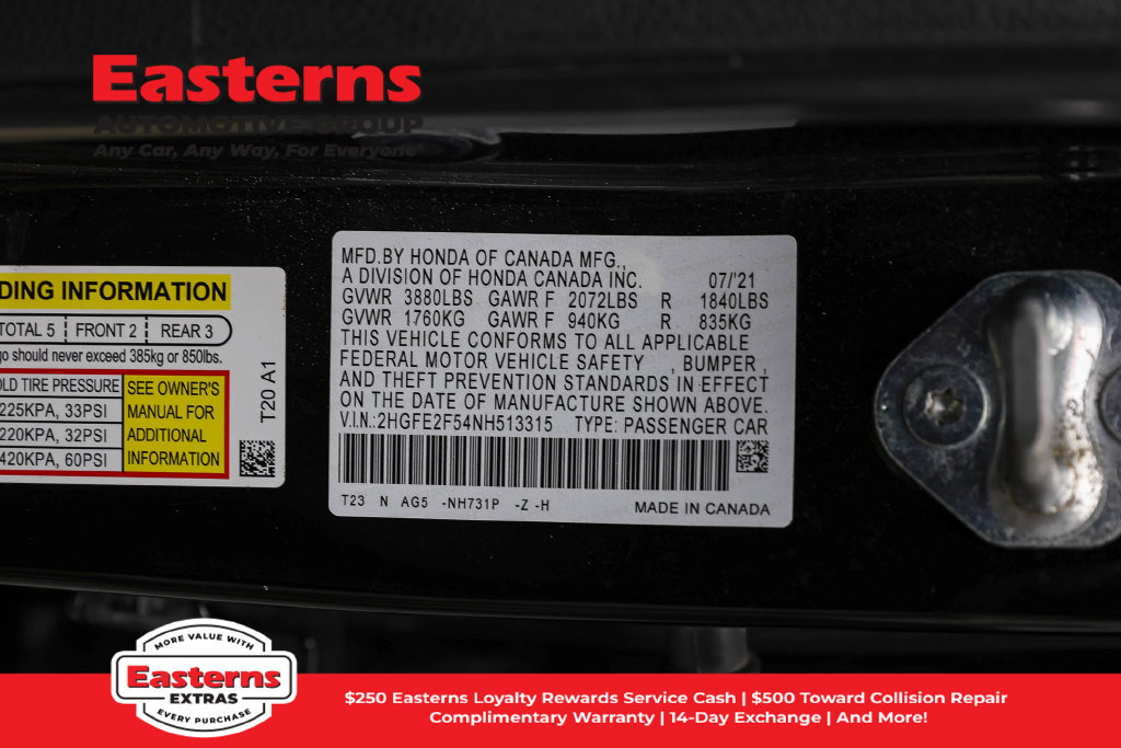 Used 2022 Honda Civic Sport image 35
