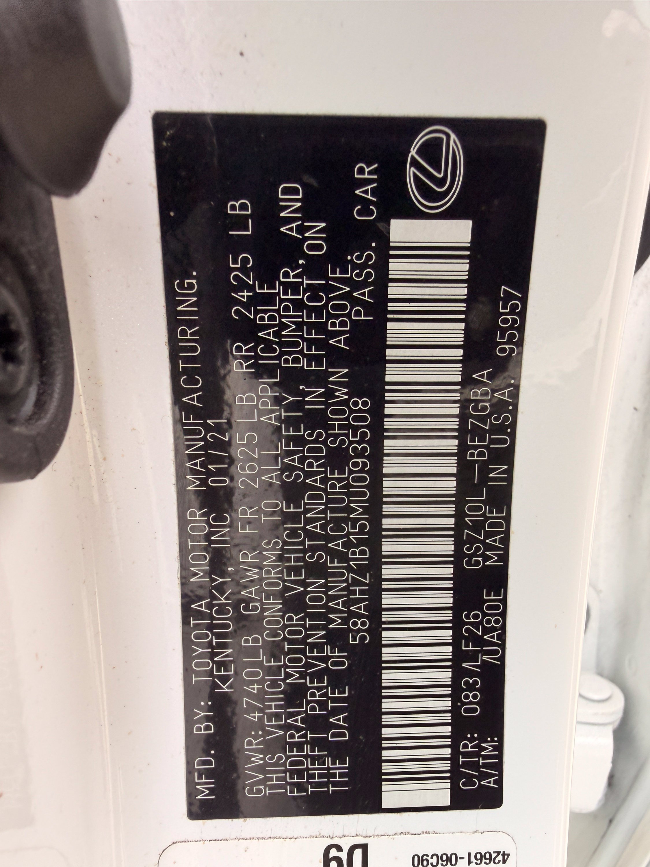 Used 2021 Lexus ES 350 F Sport w/ Special Edition FWD image 38