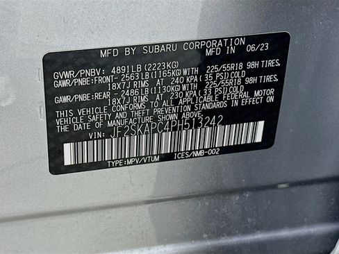 Used 2023 Subaru Forester Limited w/ Popular Package #2 AWD/4WD image 33