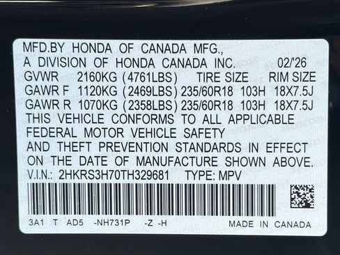 New 2026 Honda CR-V EX-L image 22