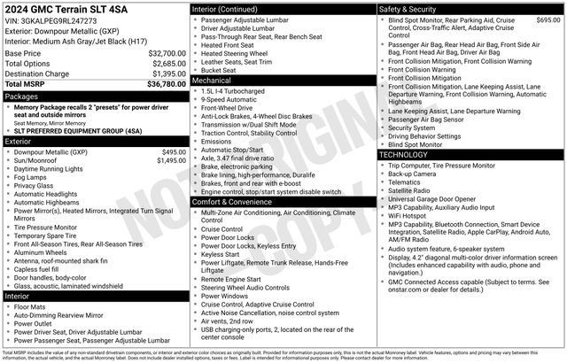 Used 2024 GMC Terrain SLT FWD image 25