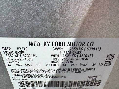 Used 2019 Ford Explorer Sport image 55