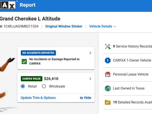 Used 2021 Jeep Grand Cherokee L Laredo RWD image 37