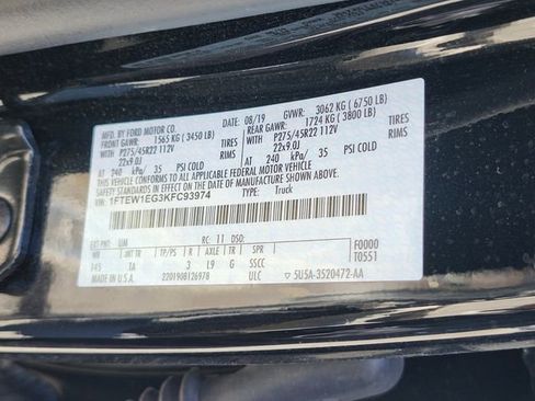 Certified 2019 Ford F150 Limited w/ Trailer Tow Package AWD/4WD image 35