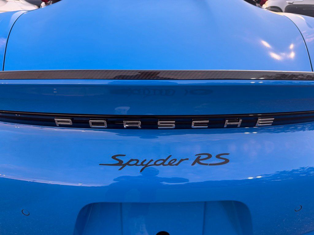 Used 2025 Porsche 718 Boxster Spyder RS w/ Weissach Package RWD image 8