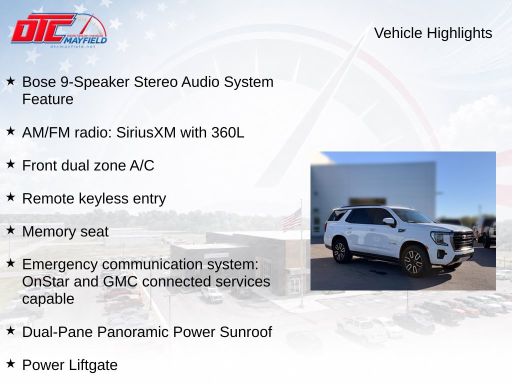 Used 2021 GMC Yukon AT4 w/ Rear Media and Nav Package AWD/4WD image 6