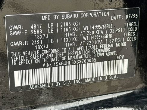 Certified 2025 Subaru Crosstrek 2.5i Limited w/ Crosstrek Mirror Package image 43