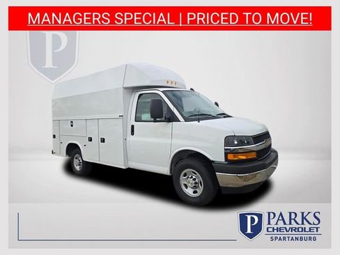 New 2025 Chevrolet Express 3500 w/ Power Convenience Package RWD image 1