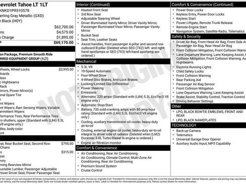 Used 2023 Chevrolet Tahoe LT AWD/4WD image 5