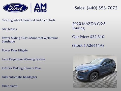 Used 2020 MAZDA CX-5 Touring AWD/4WD image 12