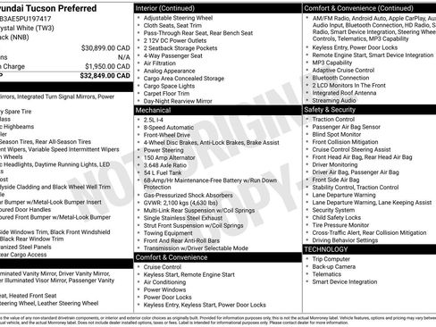 Used 2023 Hyundai Tucson SEL FWD image 32