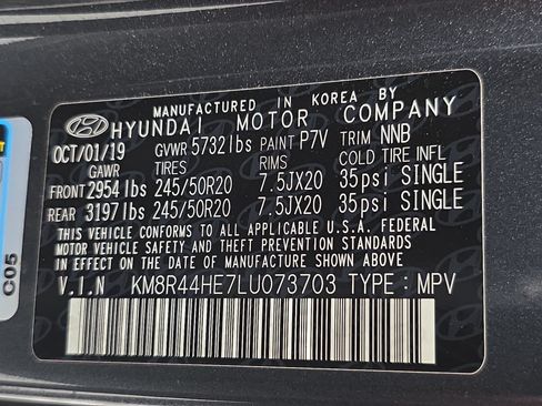 Used 2020 Hyundai Palisade SEL w/ Premium Package FWD image 35