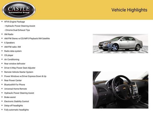 Used 2009 Chevrolet Malibu LT w/ HFV6 Engine Package image 8