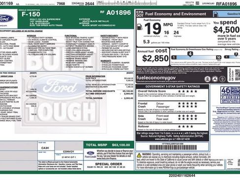 Certified 2024 Ford F150 XLT w/ Equipment Group 302A MID AWD/4WD image 7