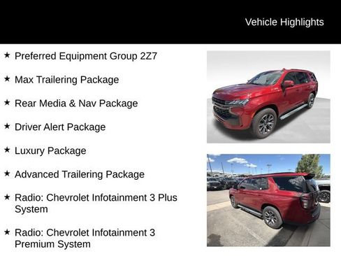 Used 2021 Chevrolet Tahoe Z71 w/ Luxury Package AWD/4WD image 8