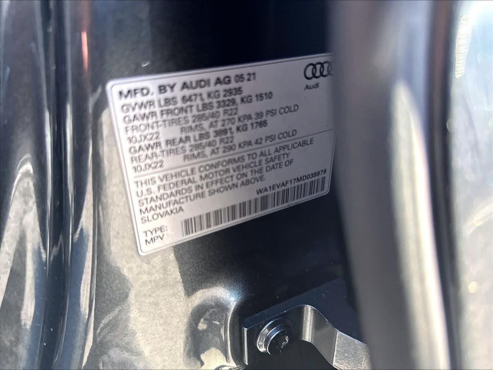 Used 2021 Audi Q8 Premium Plus w/ Premium Plus Package AWD/4WD image 21