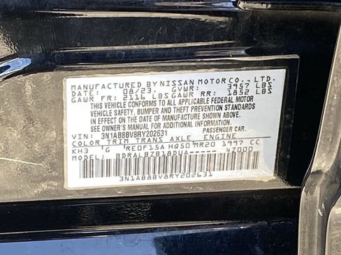 Certified 2024 Nissan Sentra S FWD image 34