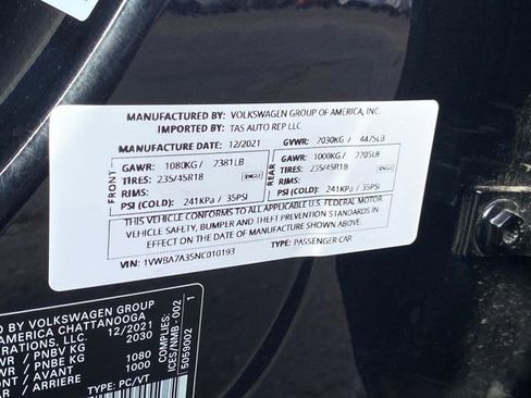 Used 2022 Volkswagen Passat 2.0T image 25