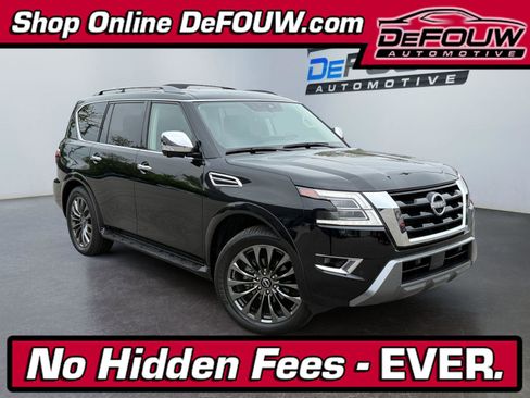 Used 2023 Nissan Armada Platinum w/ Captain's Chairs Package AWD/4WD image 1