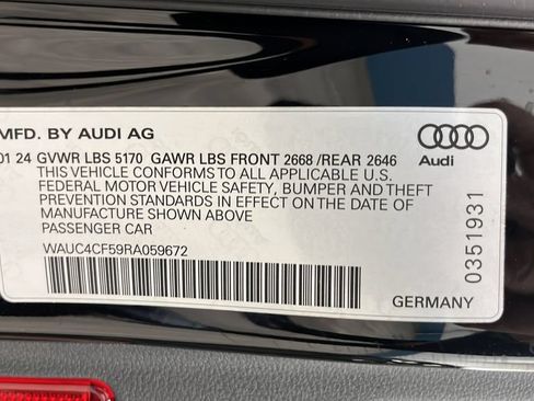 Used 2024 Audi S5 Premium Plus w/ Premium Plus Package AWD/4WD image 28