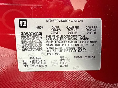 New 2026 Chevrolet Trax RS w/ Sunroof Package image 26