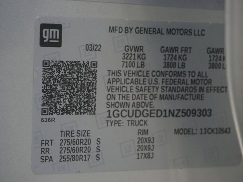 Used 2022 Chevrolet Silverado 1500 LTZ image 38