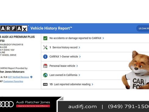 Used 2023 Audi A3 2.0T Premium Plus w/ Premium Plus Package image 2