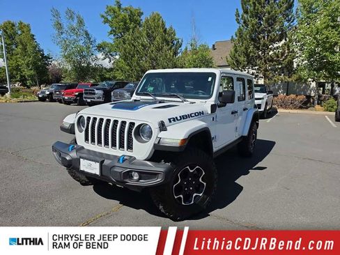 Used 2023 Jeep Wrangler Unlimited Rubicon 4xe w/ Cold Weather Group AWD/4WD image 1
