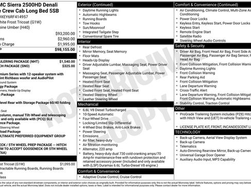 Certified 2024 GMC Sierra 2500 Denali Ultimate w/ Max Trailering Package AWD/4WD image 36