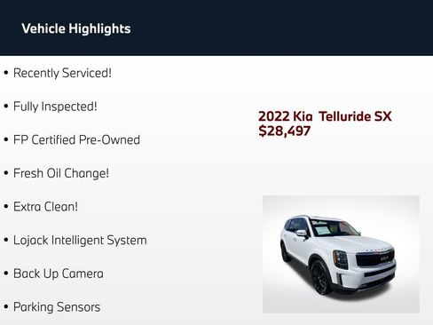 Used 2022 Kia Telluride SX FWD image 2